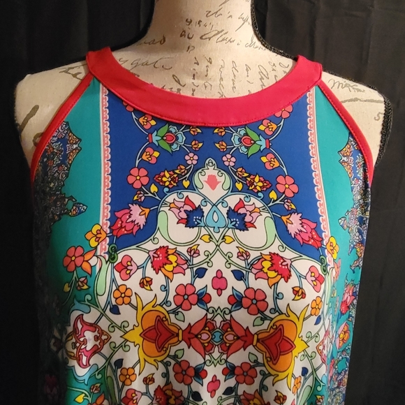 Nicole by Nicole Miller XL Multicolor Maxi Dress - Picture 2 of 3